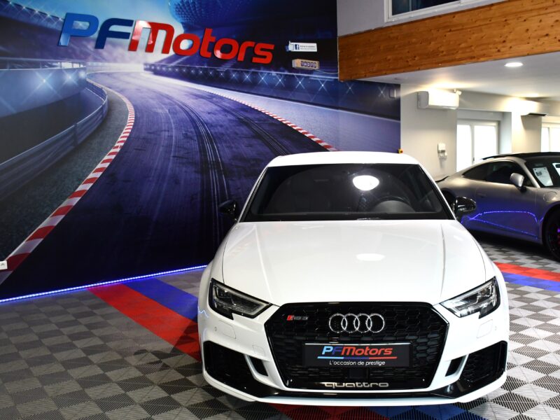 Audi RS3 Berline 2.5 TFSI 400 Quattro S-Tronic 7 GPS Virtual Keyless ACC Échappement RS Bang Olufsen JA 19