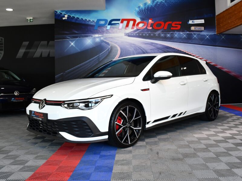 Volkswagen Golf 8 GTI Clubsport 2.0 TSI 300 DSG GPS Mode Virtual ACC Caméra Induction Lumière d’ambiance Front Lane JA 19
