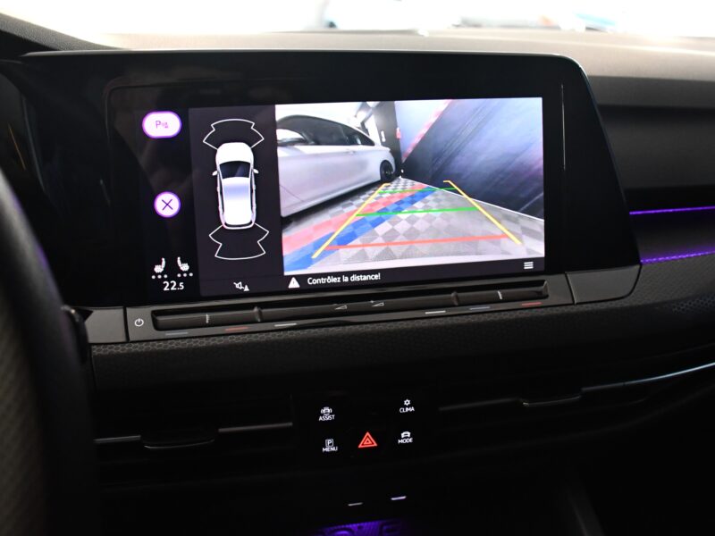 Volkswagen Golf 8 GTI Clubsport 2.0 TSI 300 DSG GPS Mode Virtual ACC Caméra Induction Lumière d’ambiance Front Lane JA 19