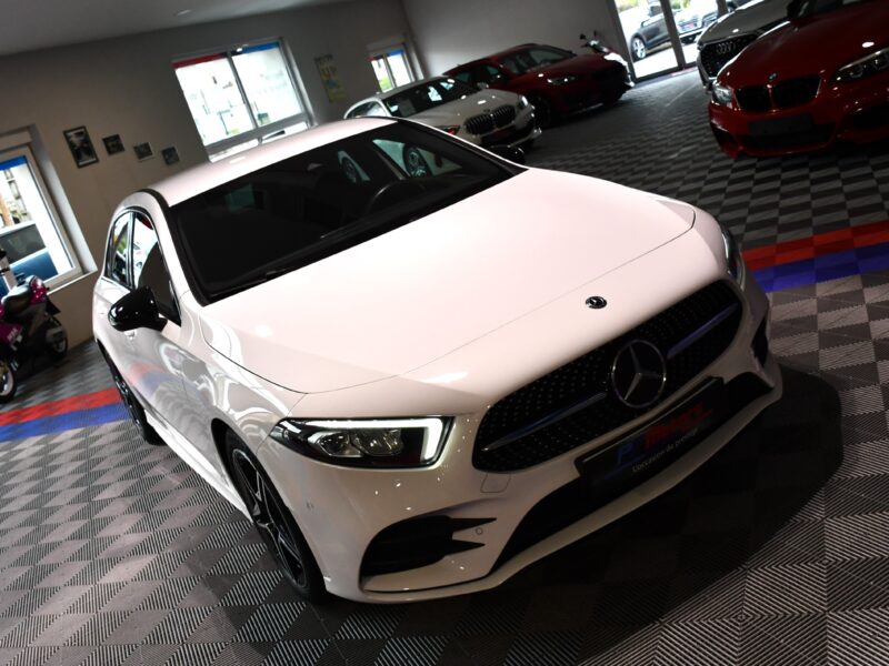 Mercedes Classe A 200 AMG Line 2.0 150 BVA GPS Pro M-BUX Caméra Car Play Freinage LED JA 18