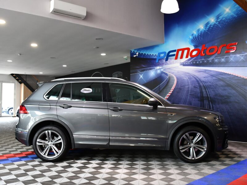 Volkswagen Tiguan R-Line Carat 2.0 TDI 150 DSG 4Motion GPS Virtual TO ACC Caméra Ergo Parc Assist Front Lane Side JA 19