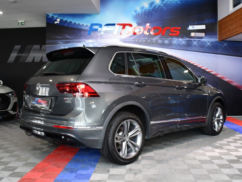 Volkswagen Tiguan R-Line Carat 2.0 TDI 150 DSG 4Motion GPS Virtual TO ACC Caméra Ergo Parc Assist Front Lane Side JA 19