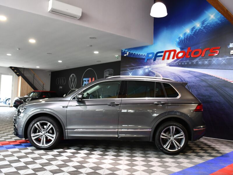 Volkswagen Tiguan R-Line Carat 2.0 TDI 150 DSG 4Motion GPS Virtual TO ACC Caméra Ergo Parc Assist Front Lane Side JA 19