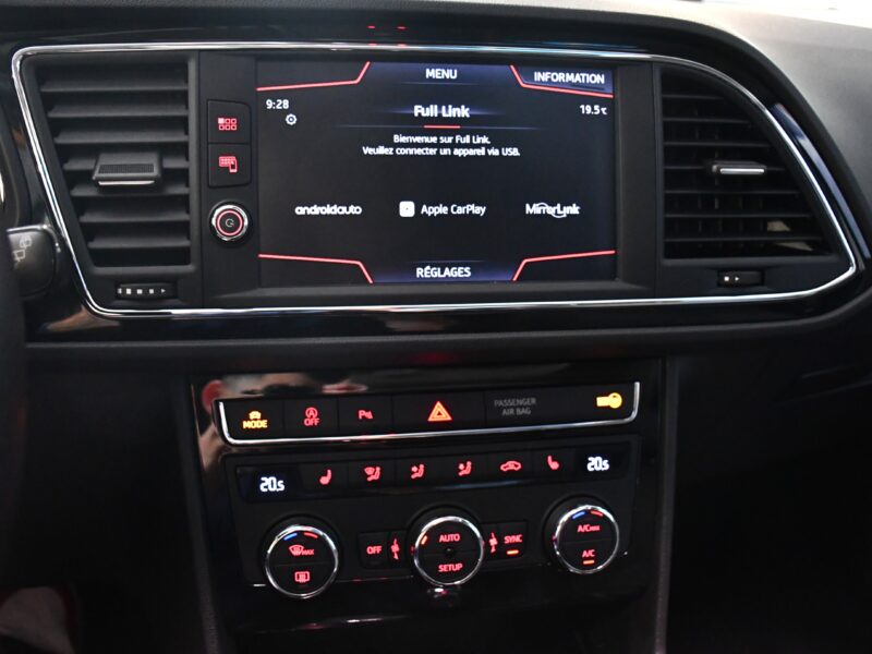 Séat Leon FR 2.0 TDI 184 DSG GPS Virtual LED ACC Mode Front Lane Full Linck JA 18