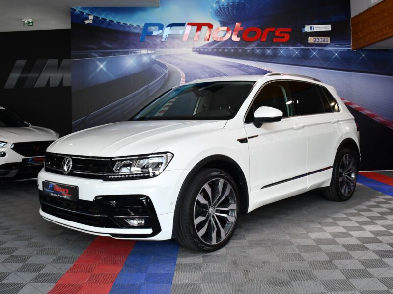 Volkswagen Tiguan R-Line Carat Exclusive 2.0 TDI 190 DSG 4Motion GPS Pro ACC DCC Car Play Front Lane Caméra JA 20 Suzuka