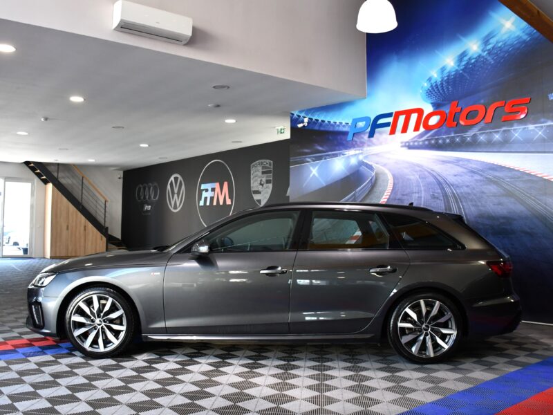 Audi A4 Avant S-Line 35 TFSI 150 BVA GPS Virtual Caméra Lane Hayon Pré Sense Volant Chauffant JA 18 PAS DE MALUS