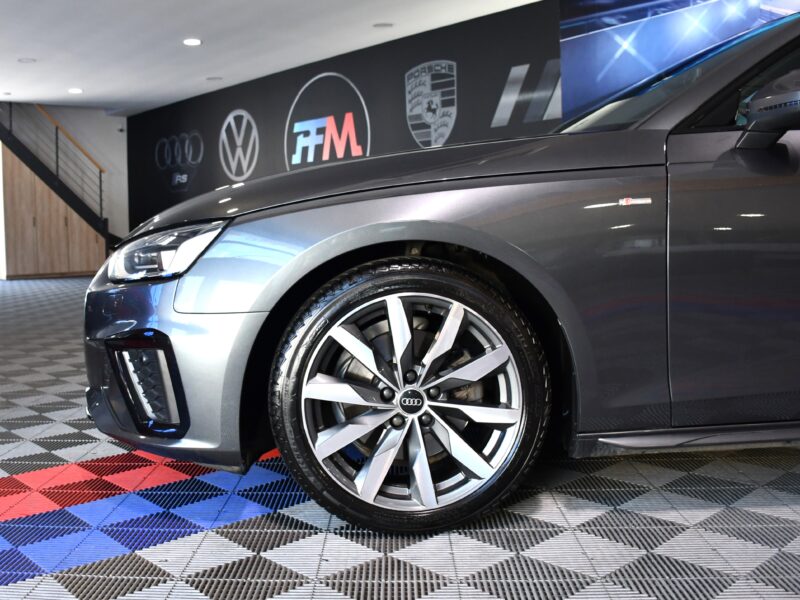 Audi A4 Avant S-Line 35 TFSI 150 BVA GPS Virtual Caméra Lane Hayon Pré Sense Volant Chauffant JA 18 PAS DE MALUS