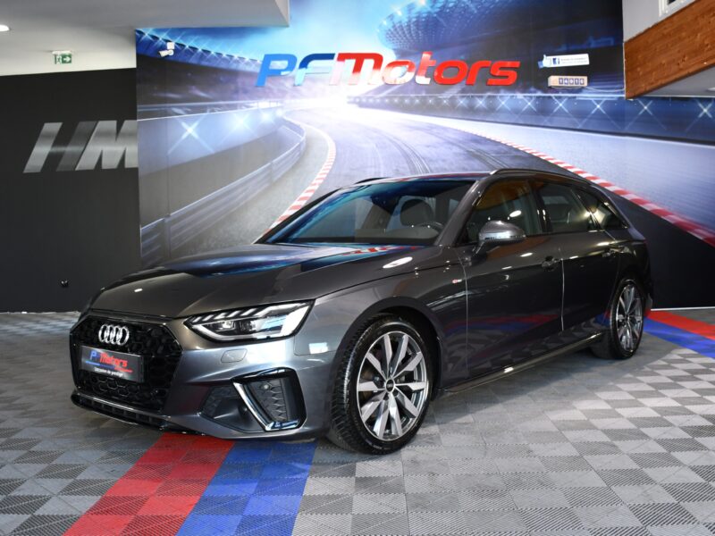 Audi A4 Avant S-Line 35 TFSI 150 BVA GPS Virtual Caméra Lane Hayon Pré Sense Volant Chauffant JA 18 PAS DE MALUS