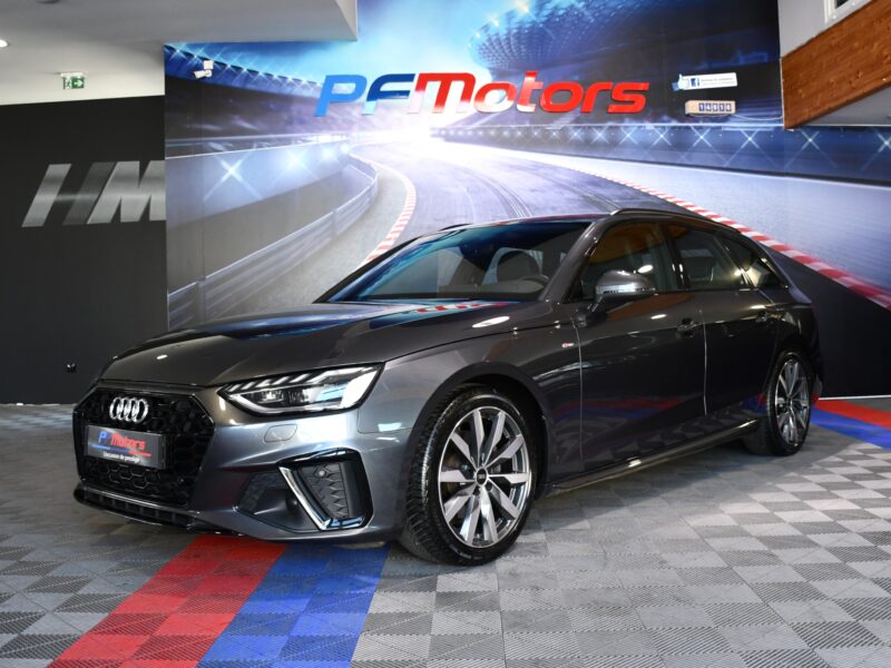 Audi A4 Avant S-Line 35 TFSI 150 BVA GPS Virtual Caméra Lane Hayon Pré Sense Volant Chauffant JA 18 PAS DE MALUS