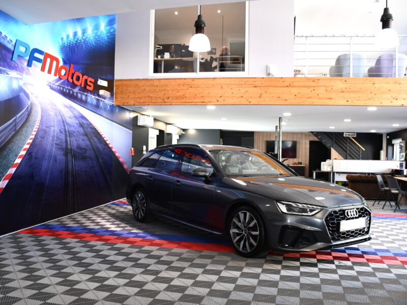 Audi A4 Avant S-Line 35 TFSI 150 BVA GPS Virtual Caméra Lane Hayon Pré Sense Volant Chauffant JA 18 PAS DE MALUS