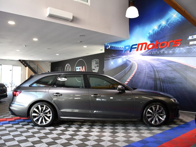 Audi A4 Avant S-Line 35 TFSI 150 BVA GPS Virtual Caméra Lane Hayon Pré Sense Volant Chauffant JA 18 PAS DE MALUS