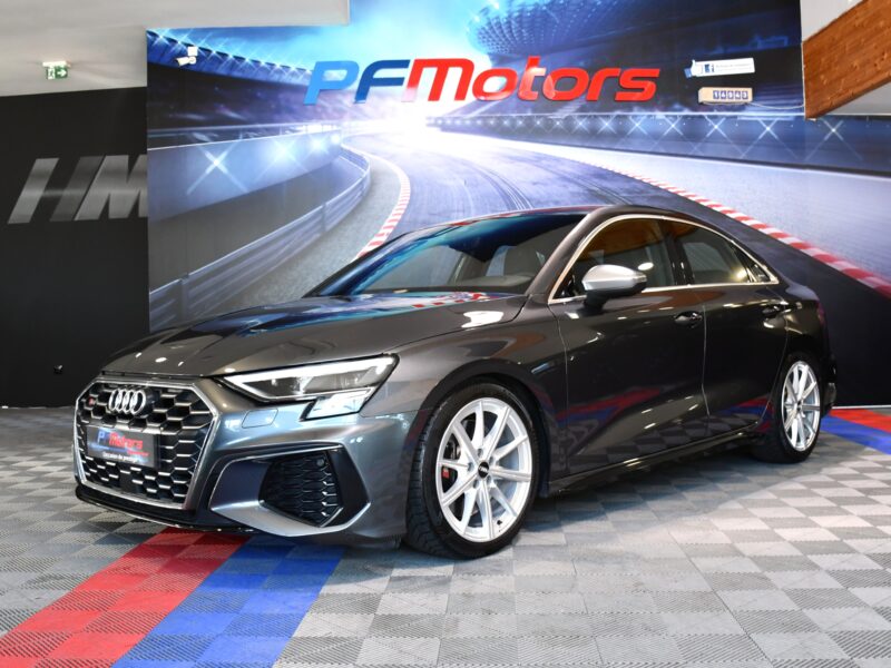 Audi S3 Berline 2.0 TFSI 310 Quattro S-Tronic GPS Virtual Car Play Pré Sense Efficience Drive Ressort HR JA 18 Garantie Audi 26/09/2025 ou 100.000 km