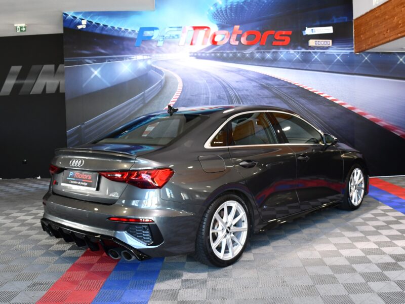 Audi S3 Berline 2.0 TFSI 310 Quattro S-Tronic GPS Virtual Car Play Pré Sense Efficience Drive Ressort HR JA 18 Garantie Audi 26/09/2025 ou 100.000 km