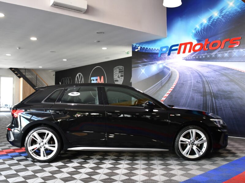 Audi A3 Sportback S-Line 35 TDI 150 S-Tronic GPS Virtual Caméra Lane Pré Sense Induction JA 19