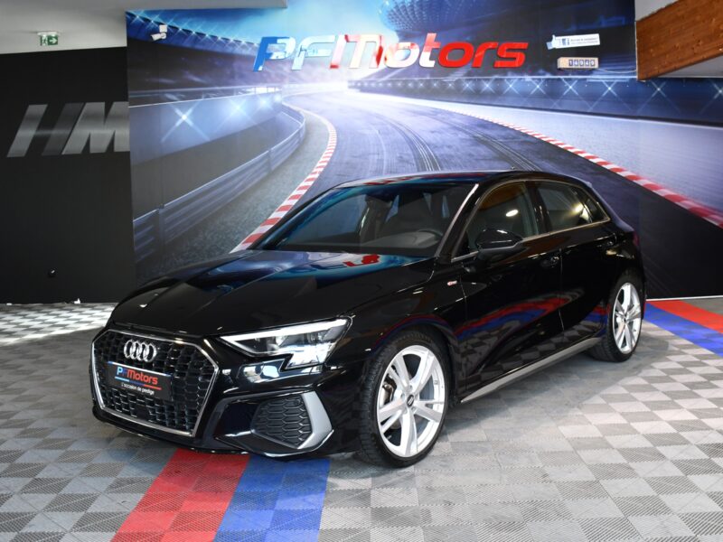 Audi A3 Sportback S-Line 35 TDI 150 S-Tronic GPS Virtual Caméra Lane Pré Sense Induction JA 19