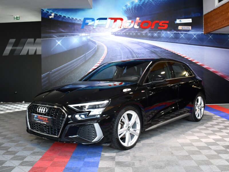 Audi A3 Sportback S-Line 35 TDI 150 S-Tronic GPS Virtual Caméra Lane Pré Sense Induction JA 19