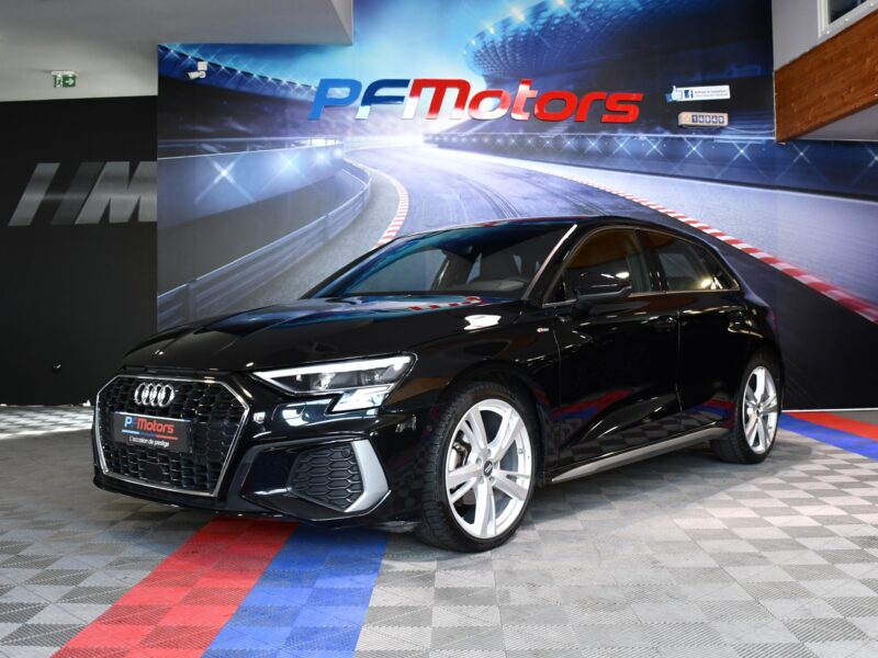 Audi A3 Sportback S-Line 35 TDI 150 S-Tronic GPS Virtual Caméra Lane Pré Sense Induction JA 19