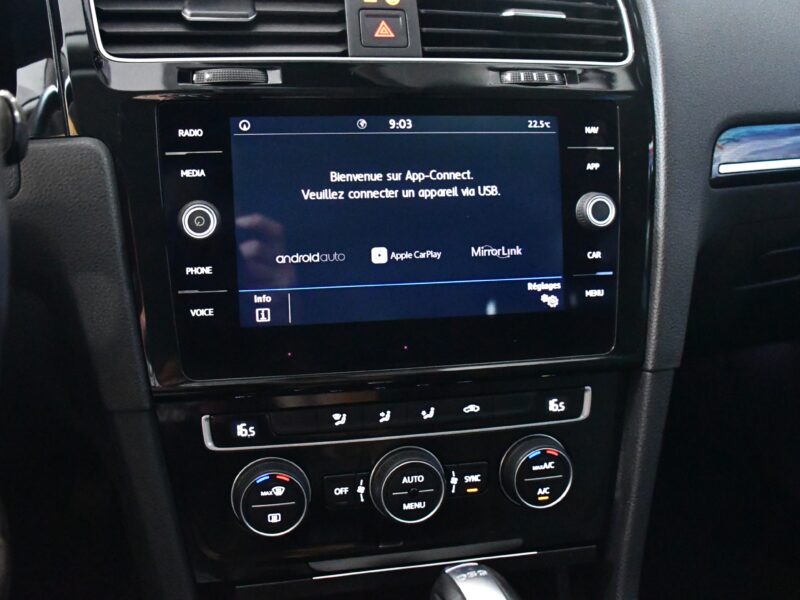 Volkswagen Golf 7 Carat 2.0 TDI 150 DSG GPS Car Play Caméra ACC Front JA 17