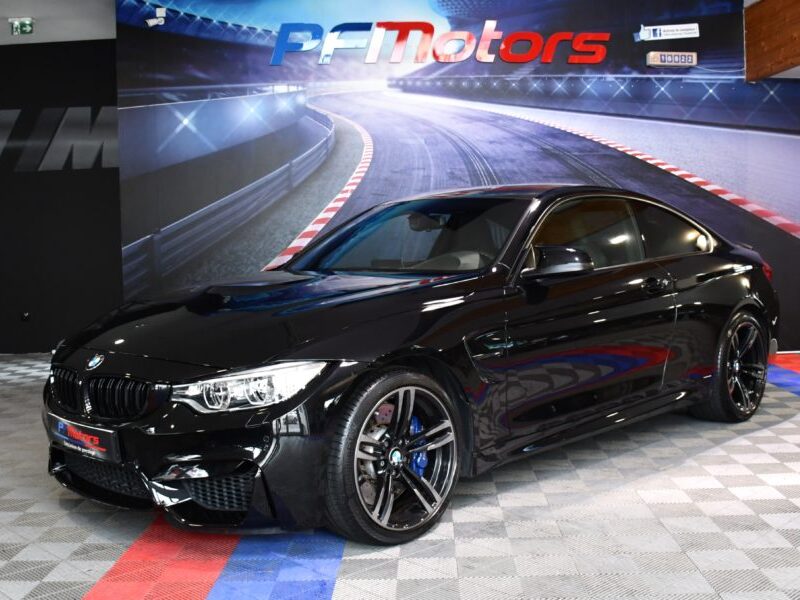 BMW M4 Coupé 3.0 431 DKG GPS Harman Kardon LED Semi Cuir électrique Mode Sport + Toit Carbone JA 19