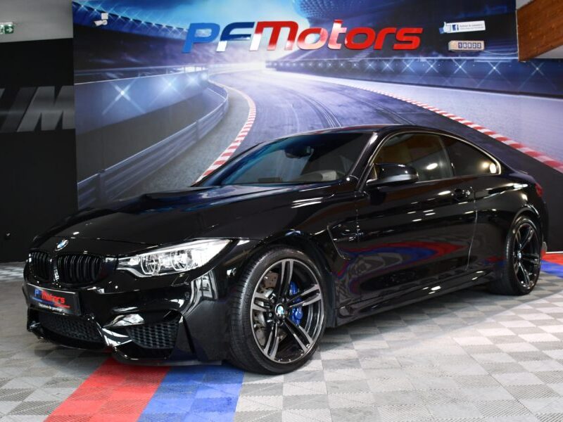 BMW M4 Coupé 3.0 431 DKG GPS Harman Kardon LED Semi Cuir électrique Mode Sport + Toit Carbone JA 19
