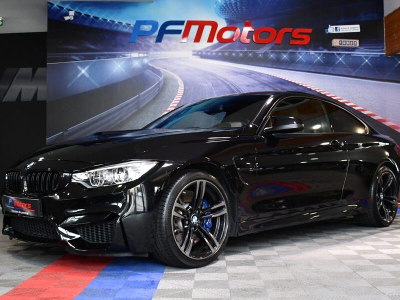 BMW M4 Coupé 3.0 431 DKG GPS Harman Kardon LED Semi Cuir électrique Mode Sport + Toit Carbone JA 19