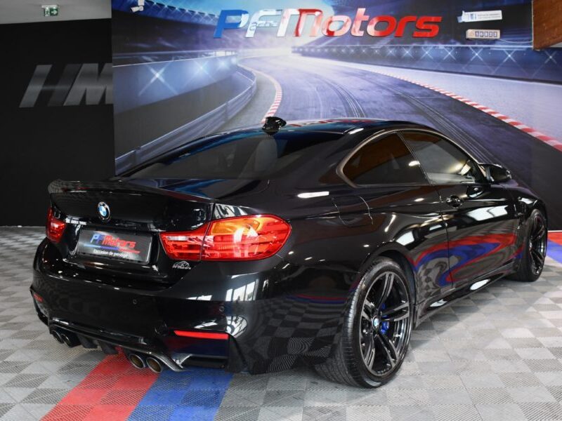 BMW M4 Coupé 3.0 431 DKG GPS Harman Kardon LED Semi Cuir électrique Mode Sport + Toit Carbone JA 19