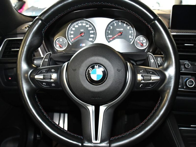 BMW M4 Coupé 3.0 431 DKG GPS Harman Kardon LED Semi Cuir électrique Mode Sport + Toit Carbone JA 19