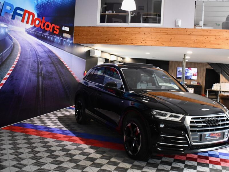 Audi Q5 S-Line 40 TDI 190 Quattro GPS Virtual TO ACC Hayon Pré Sense Lane Attelage JA 20 Rotor