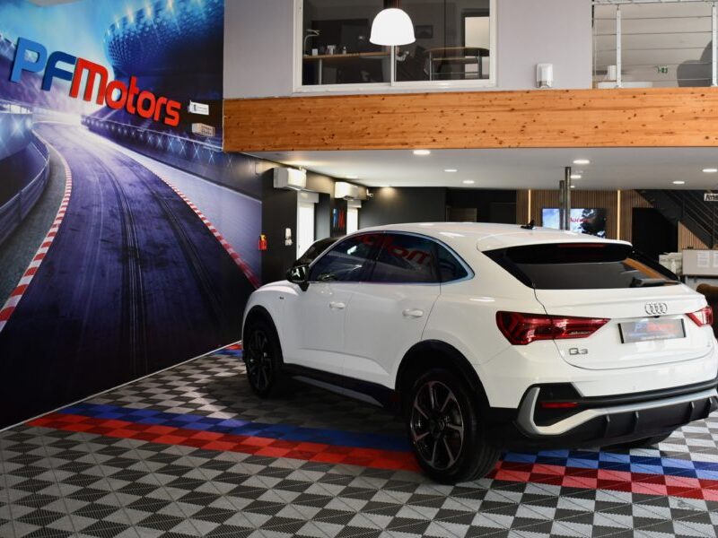 Audi Q3 Sportback S-Line 35 TDI 150 S-Tronic GPS Virtual Hayon Pré Sense Car Play Caméra Lane Efficience JA 19