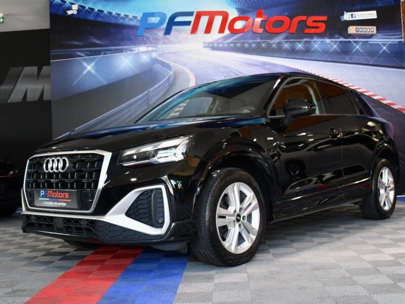 Audi Q2 S-Line Design Luxe 35 TFSI 150 S-Tronic GPS Virtual Cuir Hayon Pré Sense Induction Caméra JA 17