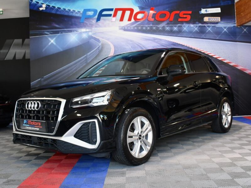 Audi Q2 S-Line Design Luxe 35 TFSI 150 S-Tronic GPS Virtual Cuir Hayon Pré Sense Induction Caméra JA 17