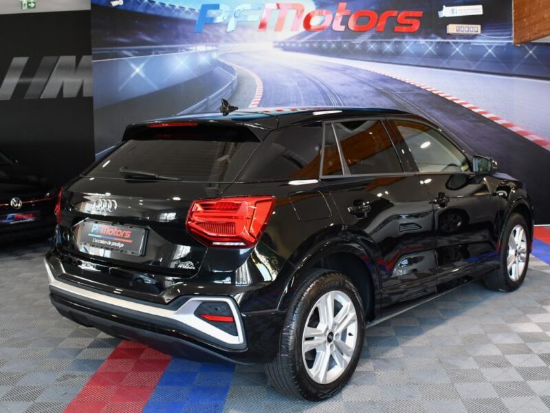 Audi Q2 S-Line Design Luxe 35 TFSI 150 S-Tronic GPS Virtual Cuir Hayon Pré Sense Induction Caméra JA 17