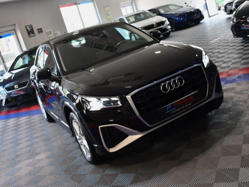 Audi Q2 S-Line Design Luxe 35 TFSI 150 S-Tronic GPS Virtual Cuir Hayon Pré Sense Induction Caméra JA 17