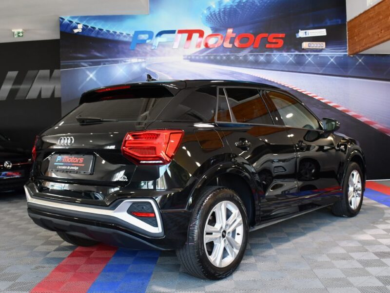 Audi Q2 S-Line Design Luxe 35 TFSI 150 S-Tronic GPS Virtual Cuir Hayon Pré Sense Induction Caméra JA 17