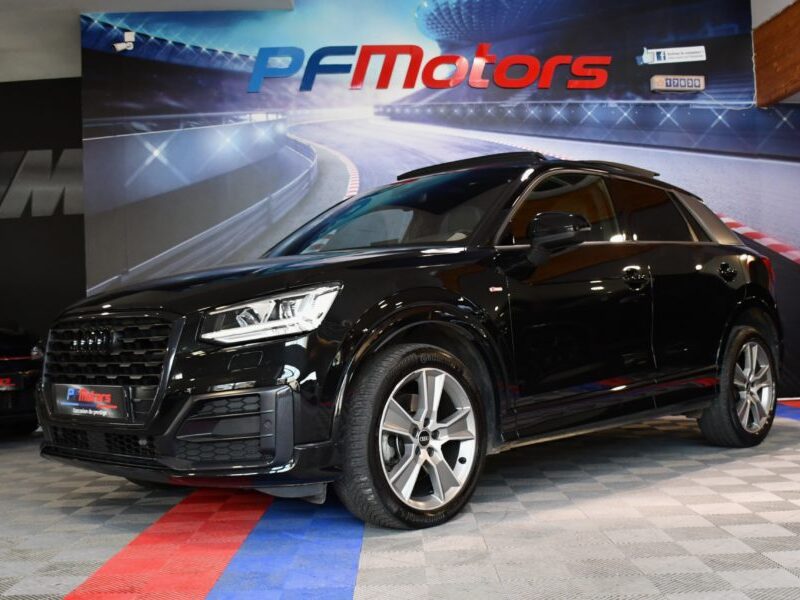 Audi Q2 S-Line 35 TDI 150 S-Tronic GPS Virtual TO Hayon ACC Caméra Pré Sense Lane JA 18