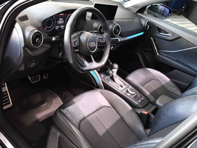 Audi Q2 S-Line 35 TDI 150 S-Tronic GPS Virtual TO Hayon ACC Caméra Pré Sense Lane JA 18