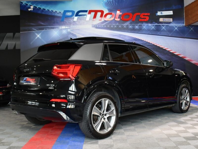 Audi Q2 S-Line 35 TDI 150 S-Tronic GPS Virtual TO Hayon ACC Caméra Pré Sense Lane JA 18