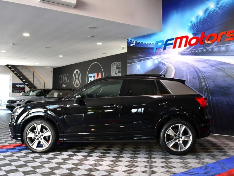 Audi Q2 S-Line 35 TDI 150 S-Tronic GPS Virtual TO Hayon ACC Caméra Pré Sense Lane JA 18