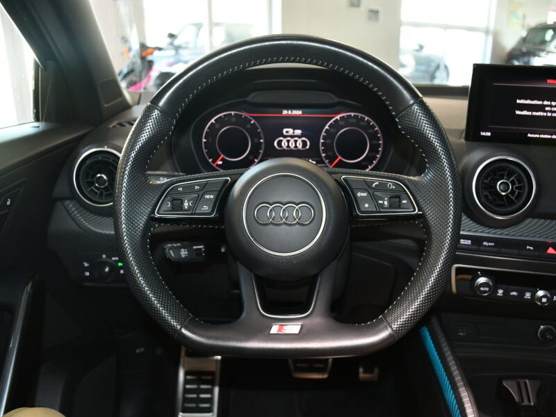 Audi Q2 S-Line 35 TDI 150 S-Tronic GPS Virtual TO Hayon ACC Caméra Pré Sense Lane JA 18