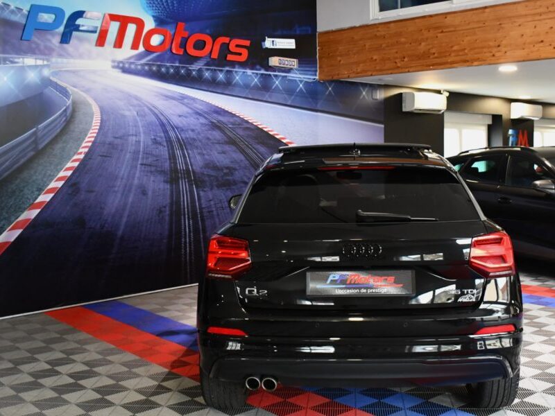 Audi Q2 S-Line 35 TDI 150 S-Tronic GPS Virtual TO Hayon ACC Caméra Pré Sense Lane JA 18