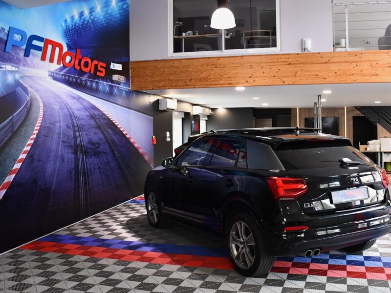 Audi Q2 S-Line 35 TDI 150 S-Tronic GPS Virtual TO Hayon ACC Caméra Pré Sense Lane JA 18