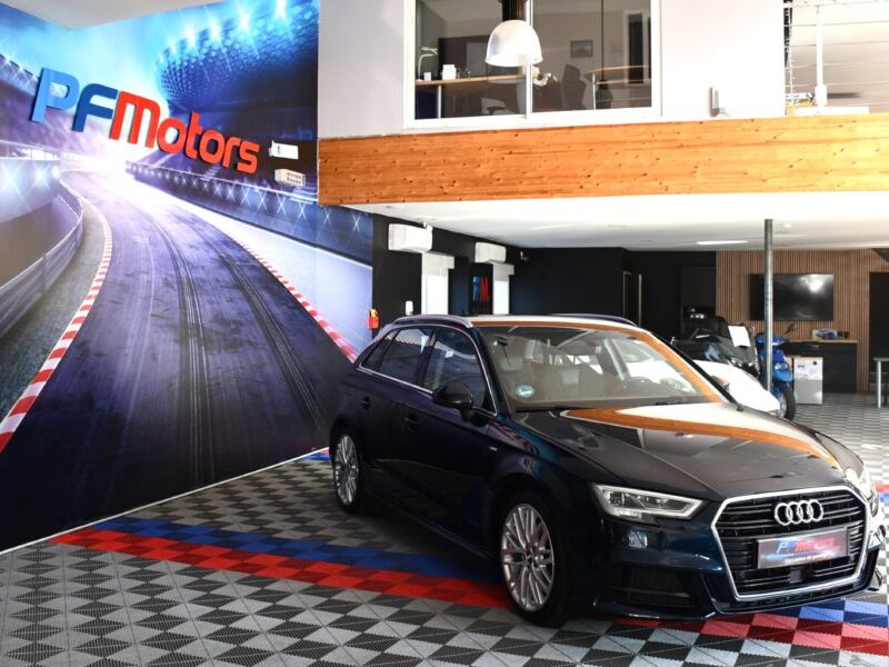 Audi A3 Sportback S-Line Ambition Luxe 35 TDI 150 S-Tronic GPS Virtual Attelage Car Play Pré Sense ACC Induction JA 18
