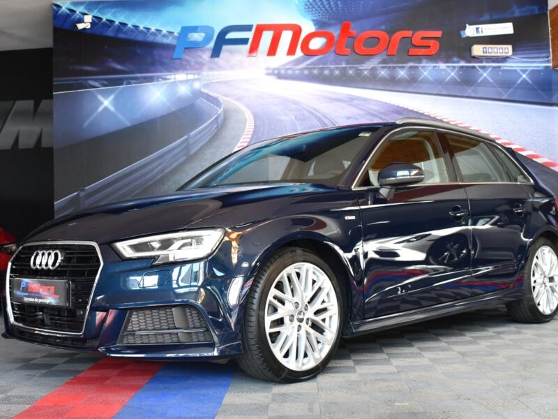 Audi A3 Sportback S-Line Ambition Luxe 35 TDI 150 S-Tronic GPS Virtual Attelage Car Play Pré Sense ACC Induction JA 18