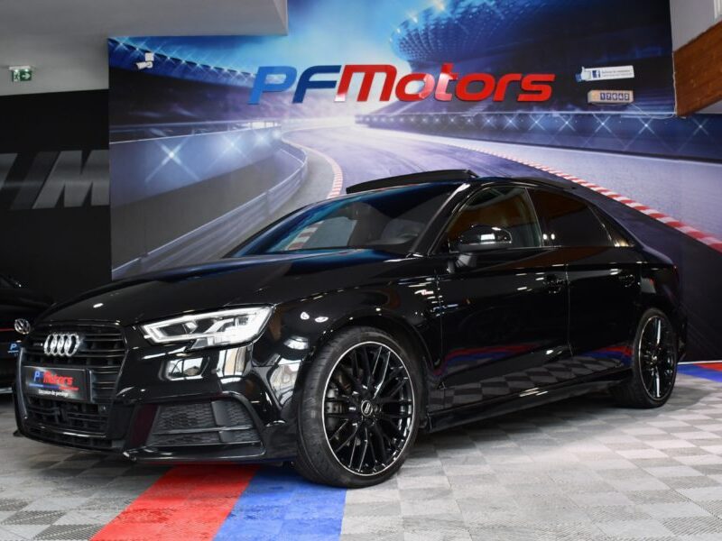 Audi A3 Berline S-Line 40 TDI 184 Quattro S-Tronic GPS Virtual Cuir Baquet Keyless TO Bang Olufsen Magnétic Ride JA 19