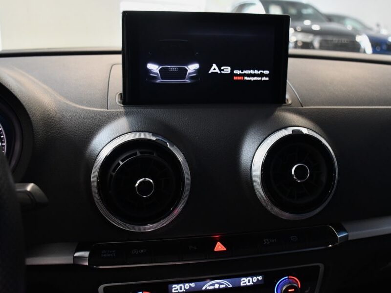 Audi A3 Berline S-Line 40 TDI 184 Quattro S-Tronic GPS Virtual Cuir Baquet Keyless TO Bang Olufsen Magnétic Ride JA 19