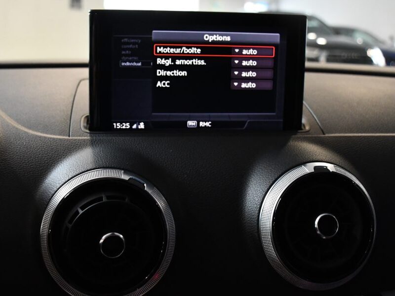 Audi A3 Berline S-Line 40 TDI 184 Quattro S-Tronic GPS Virtual Cuir Baquet Keyless TO Bang Olufsen Magnétic Ride JA 19