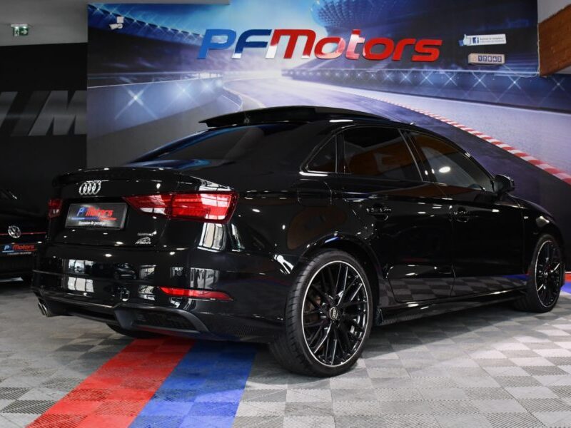 Audi A3 Berline S-Line 40 TDI 184 Quattro S-Tronic GPS Virtual Cuir Baquet Keyless TO Bang Olufsen Magnétic Ride JA 19