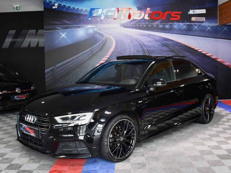 Audi A3 Berline S-Line 40 TDI 184 Quattro S-Tronic GPS Virtual Cuir Baquet Keyless TO Bang Olufsen Magnétic Ride JA 19