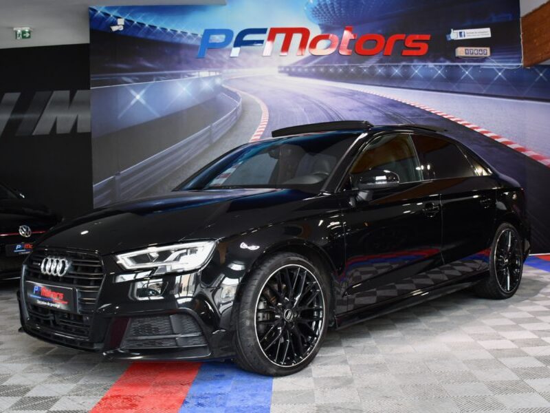 Audi A3 Berline S-Line 40 TDI 184 Quattro S-Tronic GPS Virtual Cuir Baquet Keyless TO Bang Olufsen Magnétic Ride JA 19