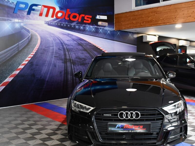Audi A3 Berline S-Line 40 TDI 184 Quattro S-Tronic GPS Virtual Cuir Baquet Keyless TO Bang Olufsen Magnétic Ride JA 19